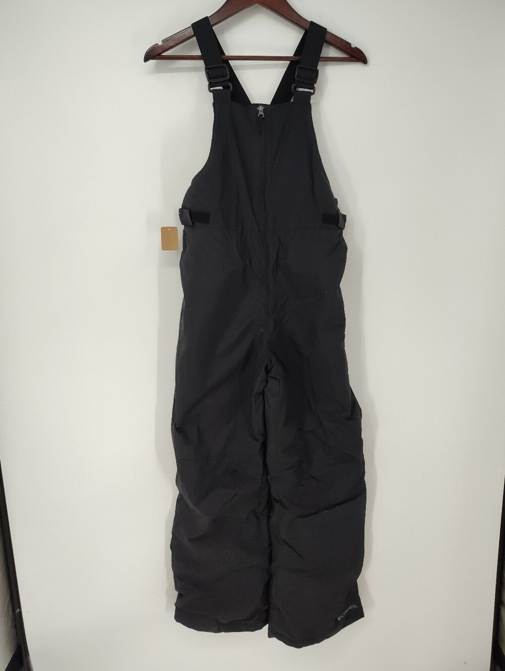 Columbia Kids Insulated Snow Bib Overalls Black Size X Large 18/20
